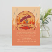 群集プレジャーバーベキュー招待状 招待状 (スタンド正面)