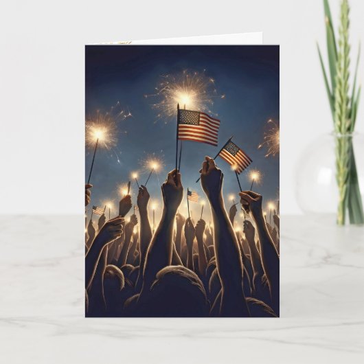 群集祝の7月4日 カード (正面)