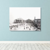 群集 キャンバスプリント (インサイチュ (ウッドフロア))