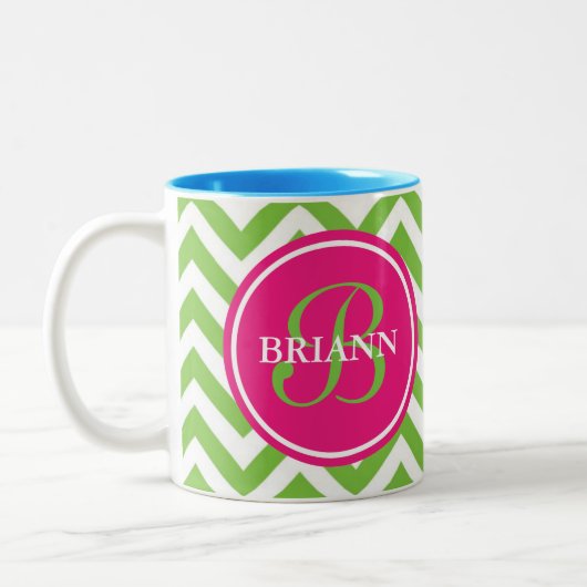 羨望の緑 ツートーンマグカップ (左)