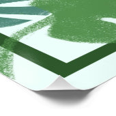 義と緑の葉の箴言11:28 ポスター (コーナー)