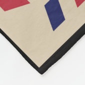 義パーソナライズされた理親愛の手紙に フリースブランケット (角)