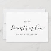 義両親の結婚記念日カード エレガント 招待状 (正面)