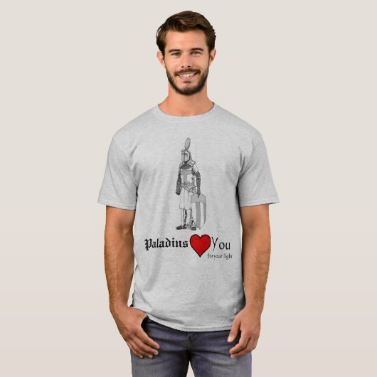 義侠の士愛あなたのライトのための Tシャツ (正面フル)