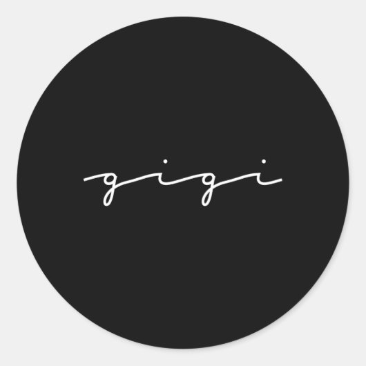 義儀祖母お母さんの日の祖父母へ ラウンドシール (正面)