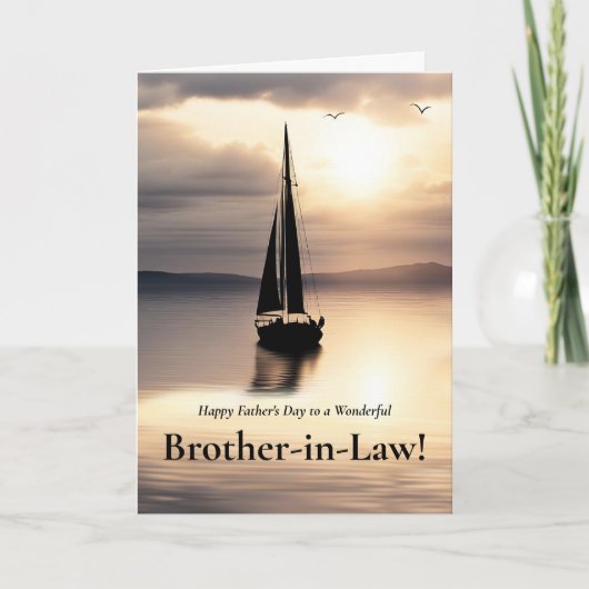 義兄さんへ 父の日おめでとう サルボートとともに  カード (正面)