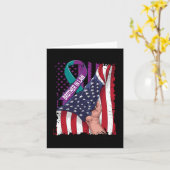 義兄の自殺を悼んで 米国 自殺予防意識  カード (黄色い花)