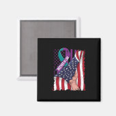 義兄の記憶の中で自殺認識度USA マグネット (正面/裏面)