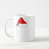 義兄クリスマスサンタクロースパジャマ家族 コーヒーマグカップ (左)