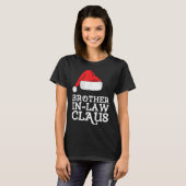 義兄クリスマスサンタクロースパジャマ家族 Tシャツ (正面フル)