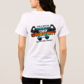 義務ではなくチャンス ジムの引用 トライブレンドTシャツ (裏面)