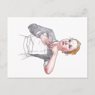 義務のために服を着ているミドルセックスの病院のナース ポストカード