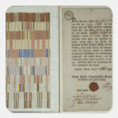 義務のキャンペーンリボンそして記録 スクエアシール (正面)