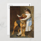 義務教育 | ブリトン・リヴィエール ポストカード (正面/裏面)