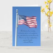 義務7月第4幸せ-自由を守る カード (黄色い花)