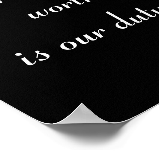 義務: 緑の丘を超えて ポスター (角)