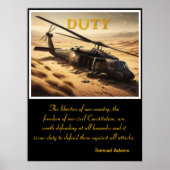 義務：落ちた砂の中の鳥 ポスター (正面)