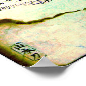 義太夫将軍の切腹1880年 ポスター (角)