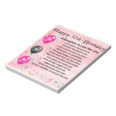 義女詩 – 30歳の誕生日 ノートパッド (回転)