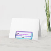 義妹に幸せな母の日さくらんぼの花 カード (裏面)