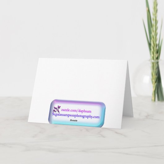 義妹に幸せな母の日さくらんぼの花 カード (裏面)