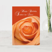 義妹バラ宗教誕生日 カード (正面)