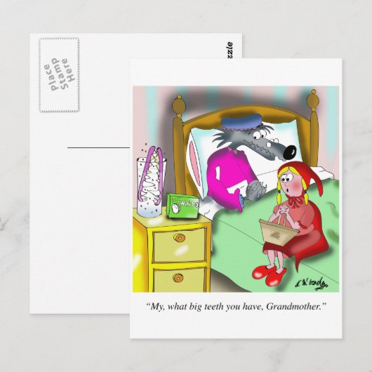 義歯漫画9394 ポストカード (正面/裏面)
