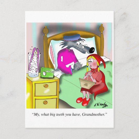 義歯漫画9394 ポストカード (正面)