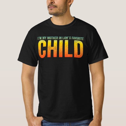 義母から愛される子供グラデーション Tシャツ (正面)