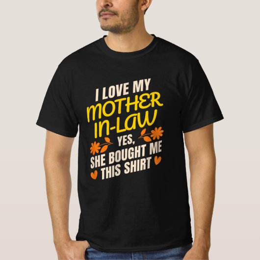 義母が大好き…Yes、彼女は買これを Tシャツ (正面)