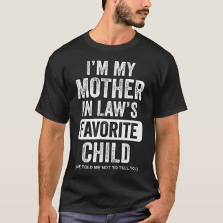 義母が気に入っている私 我が家の愛すべき息子 義理の息子 おもしろギフト Tシャツ