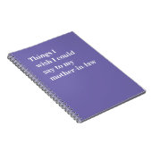 義母に言いたいことは ノートブック (右側)