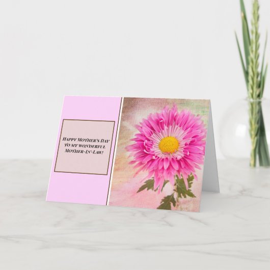 義母のデイジーに母の日を幸せに シーズンカード (正面)