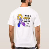 義母のヒーローの私の人生の膀胱がん Tシャツ (裏面)