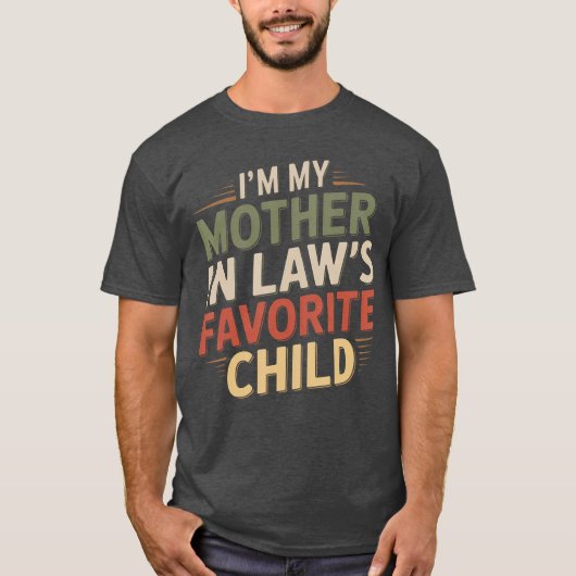 義母の好きな子供は私です 私はママの好きな Tシャツ (正面)