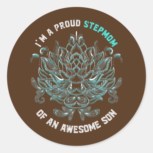 義母の息子ママの日ボーナスママママフローラ ラウンドシール (正面)