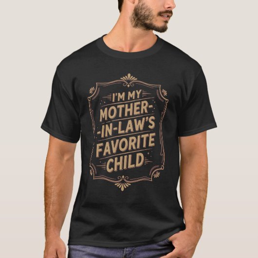 義母の愛する子は私 おもしろTシャツ Tシャツ (正面)