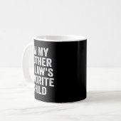 義母の愛する子 おもしろい家族 コーヒーマグカップ (正面左)