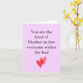 義母の感謝ハッピーマザーズ・デイ カード (黄色い花)