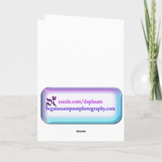 義母の日とバラ カード (裏面)