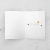 義母の日または誕生日グリーティングカード カード (内部)