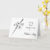 義母の日 カード (黄色い花)