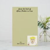 義母の机から 便箋 (スタンド正面)