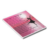 義母の歌 – Ballerina ノートパッド (アングル)