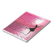 義母の歌 – Ballerina ノートパッド (回転)