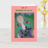 義母の母の日カード カード (黄色い花)