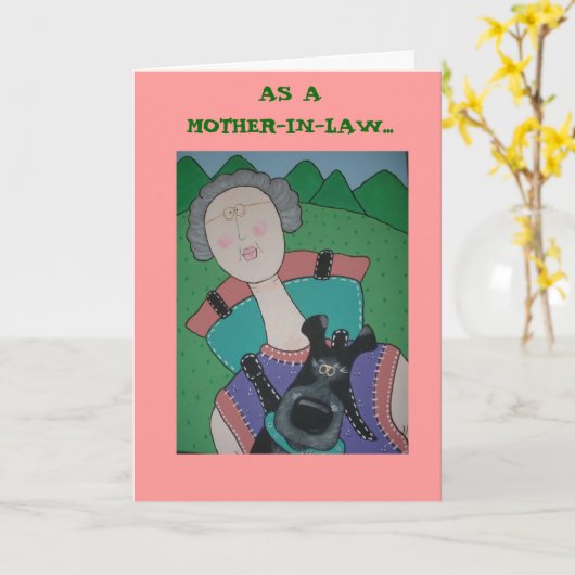 義母の母の日カード カード (黄色い花)