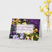 義母の母の日カード カード (黄色い花)