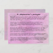 義母の祈りの言葉のバージョン2 ポストカード (正面/裏面)