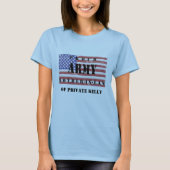 義母の自慢の陸軍Tシャツ Tシャツ (正面)